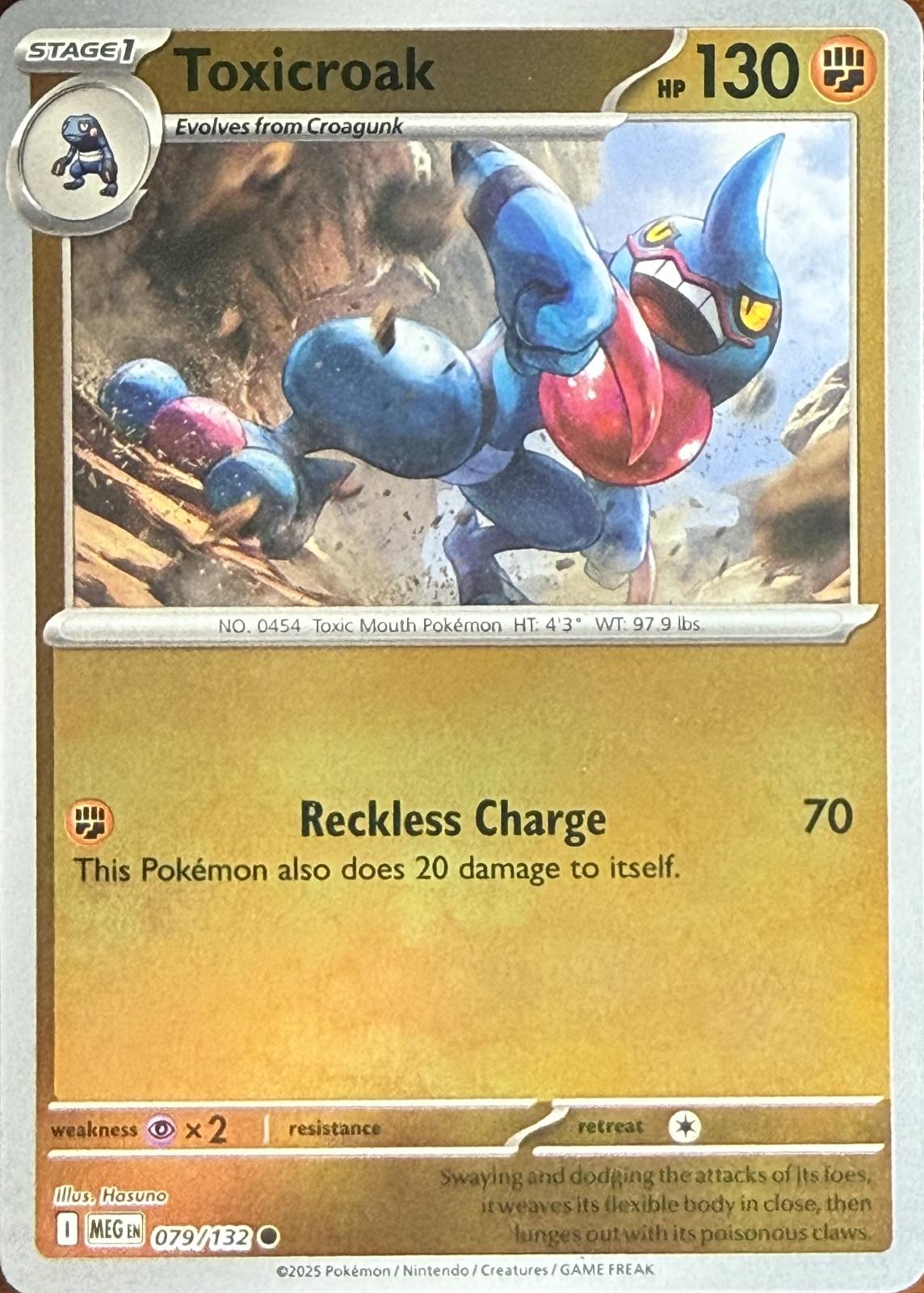Toxicroak [Reverse Holo]